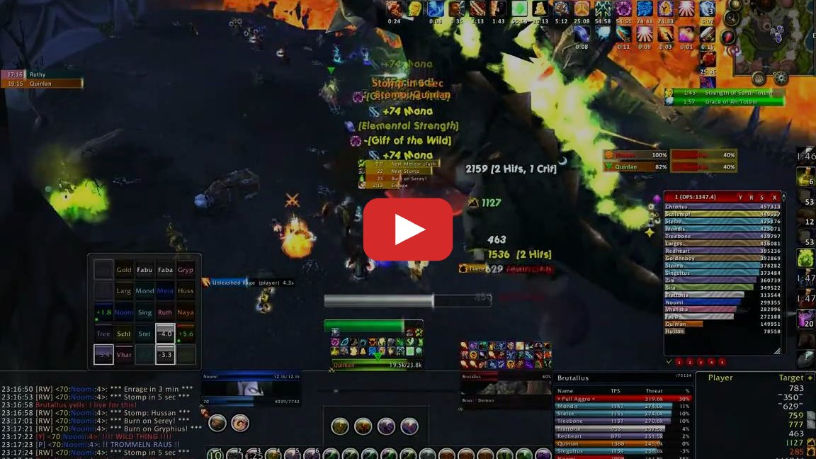 Cho'gall Das Wahre Tribunal – Video: Team Rot vs. Brutallus · Sonnenbrunnenplateau