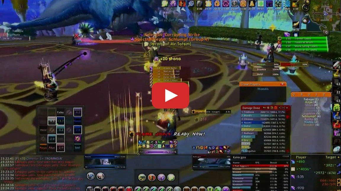 Cho'gall Das Wahre Tribunal – Video: Team Rot vs. Kalecgos · Sonnenbrunnenplateau